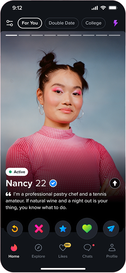 Tinder profiel